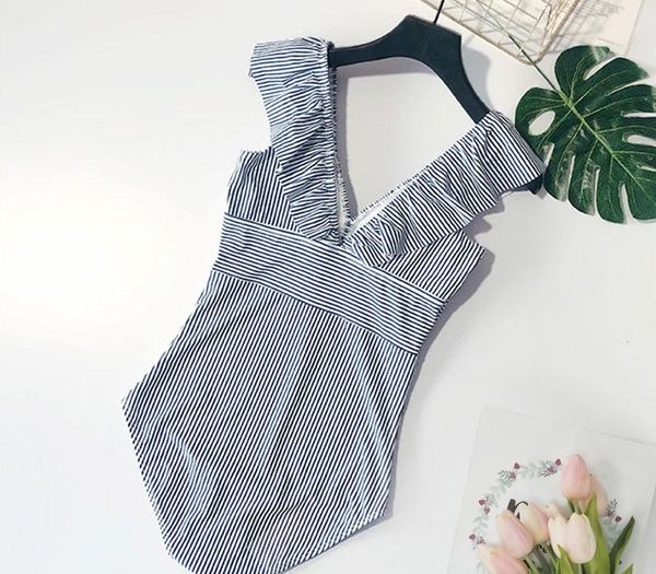 luck a one piece swimsuit female swimwear women v neck bathing suit striped beach wear ruffled bodysuit high waist99, Black;white
luck a one piece swimsuit female swimwear women v neck bathing suit striped beach wear ruffled bodysuit high waist99, Black;white