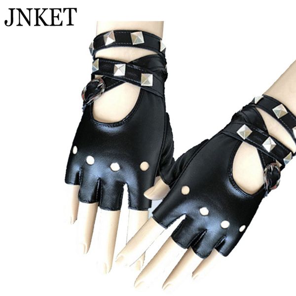 jnket punk rivets womenfingerless gloves pu leather wrist strap glove dance singing stage show gloves adjustable strap buckle, Blue;gray
jnket punk rivets womenfingerless gloves pu leather wrist strap glove dance singing stage show gloves adjustable strap buckle, Blue;gray