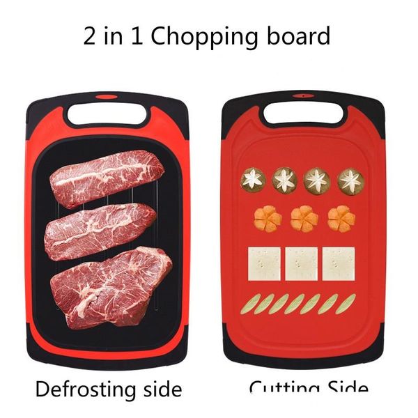 2-in-1 fast defrosting meat tray & kitchen cutting board rapid safety thawing tray quick thawing plate for frozen food meat chopping board
2-in-1 fast defrosting meat tray & kitchen cutting board rapid safety thawing tray quick thawing plate for frozen food meat chopping board