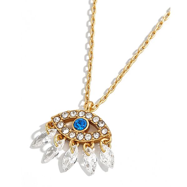 2020 new fashion evil eye pendant necklace womens transparent crystal tassels necklaces gold link chain collar female jewelry, Silver
2020 new fashion evil eye pendant necklace womens transparent crystal tassels necklaces gold link chain collar female jewelry, Silver