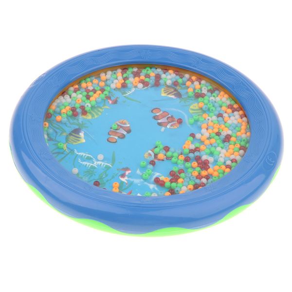 Plastic Wave Drum Bead Toy Sea Sound Musical Toy For Kids Early Music Education, Birthday Gift