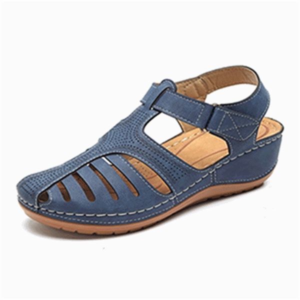 women summer sandals hollow round toe ladies sandals for women soft sole wedge sandales female shoe chaussures femme size 36-46 y200620, Black
women summer sandals hollow round toe ladies sandals for women soft sole wedge sandales female shoe chaussures femme size 36-46 y200620, Black