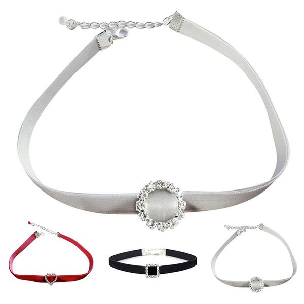 chokers 1pcs women girls rhinestone choker adjustable cute necklace sweet tattoo jewellery accessories, Golden;silver
chokers 1pcs women girls rhinestone choker adjustable cute necklace sweet tattoo jewellery accessories, Golden;silver