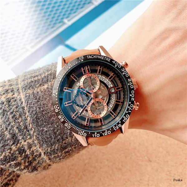 ultra-thin watch full function quartz belt fashion sports business watch men's watch, Slivery;brown
ultra-thin watch full function quartz belt fashion sports business watch men's watch, Slivery;brown