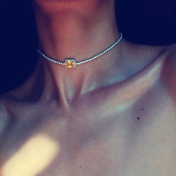 stonefans short yellow pink crystal stone choker necklace pendant chain jewerly luxury rhinestonechoker necklace collares gift, Golden;silver
stonefans short yellow pink crystal stone choker necklace pendant chain jewerly luxury rhinestonechoker necklace collares gift, Golden;silver