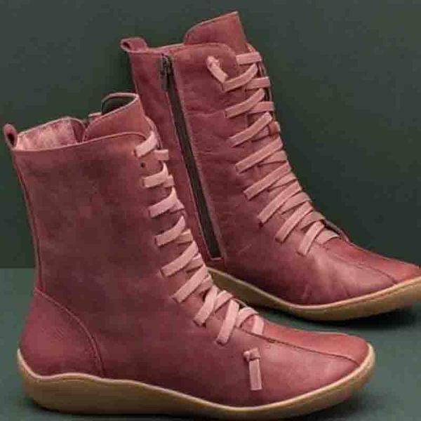 2020 women boots pu leather lace up round toe punk motorcycle mid-calf boots plus size platform party shoes, Black
2020 women boots pu leather lace up round toe punk motorcycle mid-calf boots plus size platform party shoes, Black