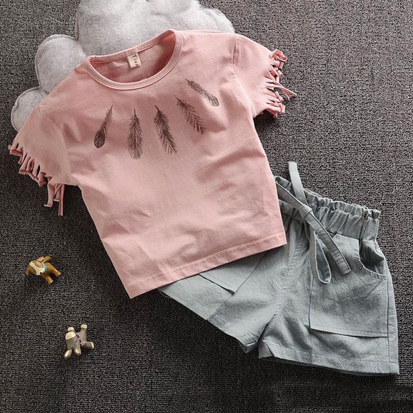 baby clothing for girls cute summer casual set feather tassel denim shorts infant suits kids clothes kg-465, White
baby clothing for girls cute summer casual set feather tassel denim shorts infant suits kids clothes kg-465, White