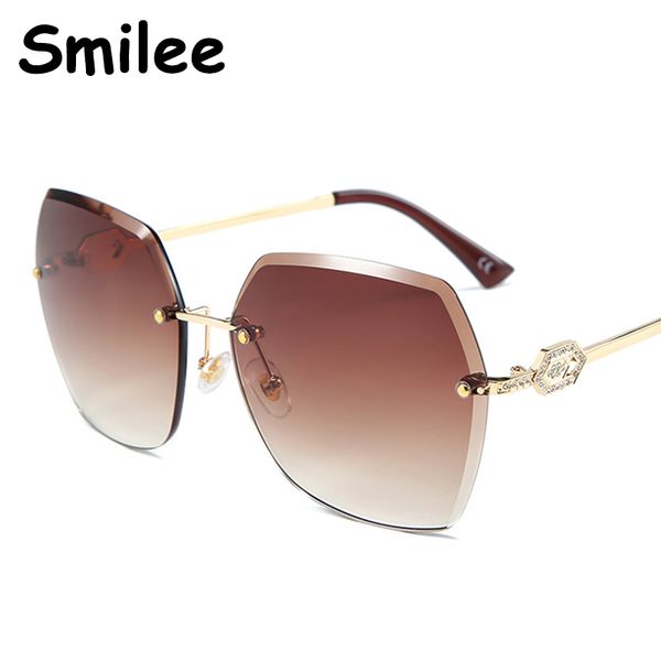 sunglasses reflective silver rimless women crystal temples big square sun glasses female shades uv400 driving for summer, White;black
sunglasses reflective silver rimless women crystal temples big square sun glasses female shades uv400 driving for summer, White;black