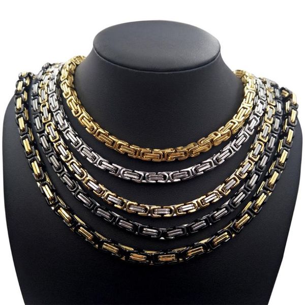 new 4mm 5mm 6mm 8mm men chain 316 stainless steel byzantine box link necklace hip-hop jewelry fashion gift 22" 24, Silver
new 4mm 5mm 6mm 8mm men chain 316 stainless steel byzantine box link necklace hip-hop jewelry fashion gift 22" 24, Silver