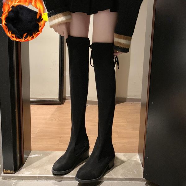 2020 knee high flat boots женщин pu кожа замша матовая сапоги скользят по zapatos de mujer solid езда зимняя обувь # g3, Black
2020 knee high flat boots женщин pu кожа замша матовая сапоги скользят по zapatos de mujer solid езда зимняя обувь # g3, Black