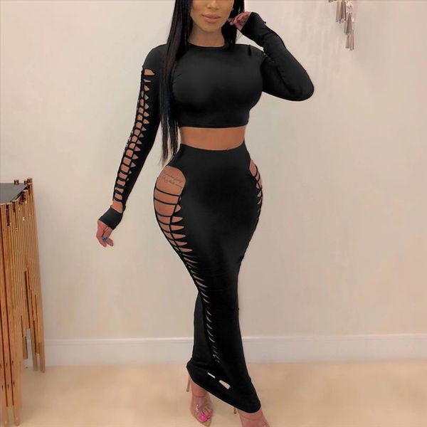 bodycon hollow out skirt set women clothes long sleeve crop long skirt 2 piece set women conjunto feminino g30, Gray
bodycon hollow out skirt set women clothes long sleeve crop long skirt 2 piece set women conjunto feminino g30, Gray