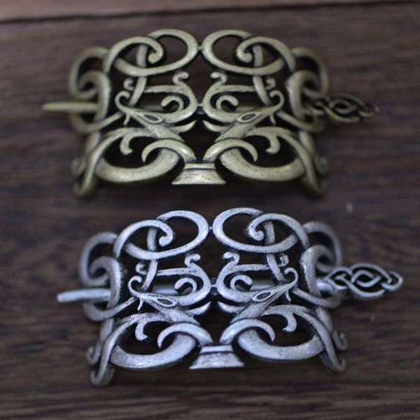 1pcs legendary dragon viking hairpin celtics knotwork hairpin for women hair jewelry, Golden;silver
1pcs legendary dragon viking hairpin celtics knotwork hairpin for women hair jewelry, Golden;silver
