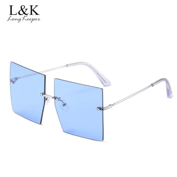 sunglasses longkeeper fashion oversized women 2021 brand designer rimless square sun glasses uv400 ladies eyewear big shades, White;black
sunglasses longkeeper fashion oversized women 2021 brand designer rimless square sun glasses uv400 ladies eyewear big shades, White;black