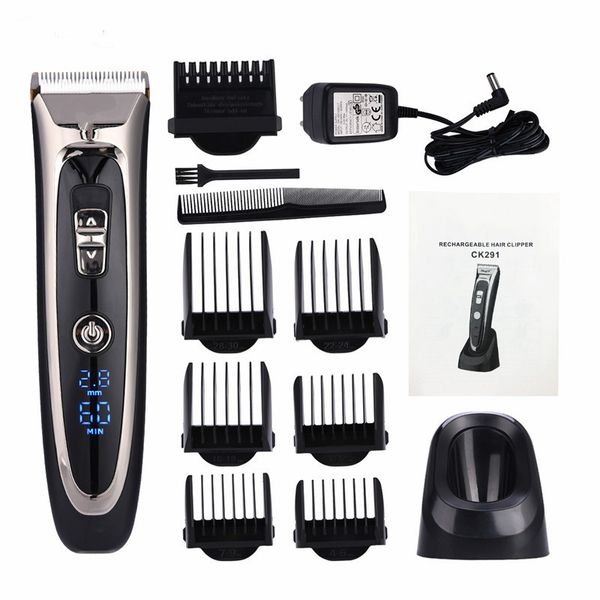 professional digital hair trimmer rechargeable electric hair clipper men's cordless haircut adjustable ceramic blade rfc-688b 49
professional digital hair trimmer rechargeable electric hair clipper men's cordless haircut adjustable ceramic blade rfc-688b 49