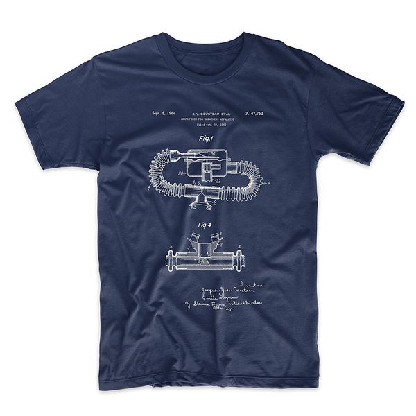 2019 fashion divings mouthpiece patent t shirt tee shirt
