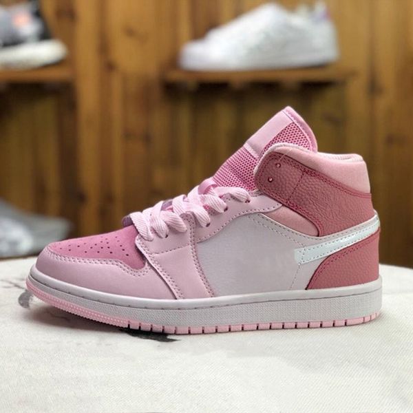 new 1 1s mid basketball shoes digital pink womens girl athletics sneakers unc sport shoes cherry pink casual shoes trainers chaussures, White;red
new 1 1s mid basketball shoes digital pink womens girl athletics sneakers unc sport shoes cherry pink casual shoes trainers chaussures, White;red