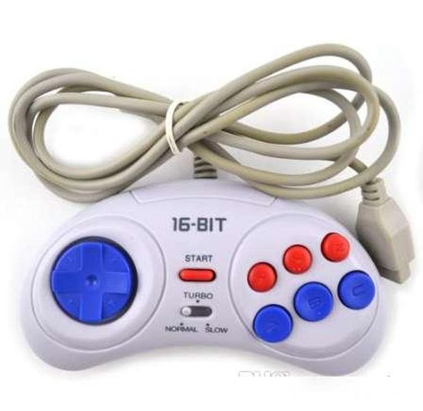game controller for sega genesis for 16 bit handle gamepad for md game accessories bring turbo and slow function
game controller for sega genesis for 16 bit handle gamepad for md game accessories bring turbo and slow function