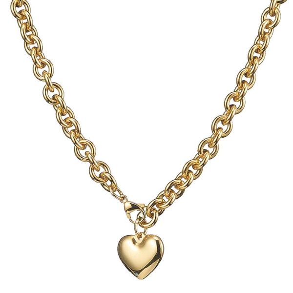 8mm stainless steel oval rolo link chain with heart pendant gold necklace or bracelet womens jewelry gift 7"-40", Silver
8mm stainless steel oval rolo link chain with heart pendant gold necklace or bracelet womens jewelry gift 7"-40", Silver