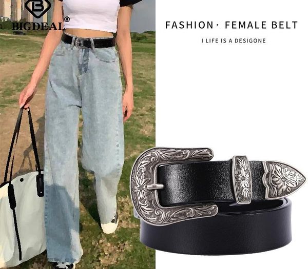women's belt vintage carved pin buckle belt luxury thin genuine leather for women designer jeans dress, Black;brown
women's belt vintage carved pin buckle belt luxury thin genuine leather for women designer jeans dress, Black;brown