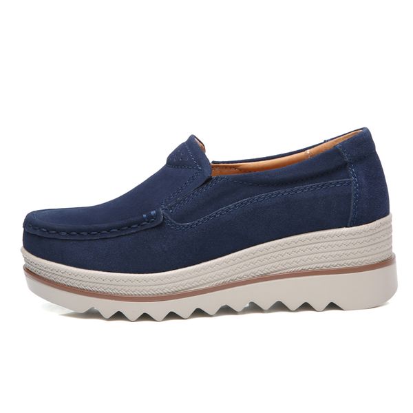 2020 women shoes platform sneakers slip on flats leather suede loafers ladies moccasins casual shoes women creepers thick heels, Black
2020 women shoes platform sneakers slip on flats leather suede loafers ladies moccasins casual shoes women creepers thick heels, Black
