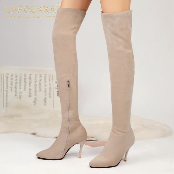 2020 plus size 45 thin high heels ladies party shoes woman over the knee boots, Black
2020 plus size 45 thin high heels ladies party shoes woman over the knee boots, Black