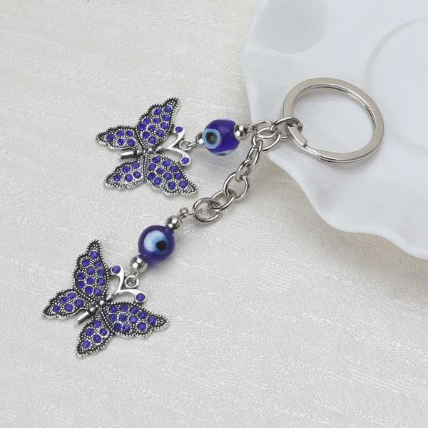 keychains lucky evil eye charms keychain butterfly pendent tassel key chain crystal car women fashion jewelry gifts, Silver
keychains lucky evil eye charms keychain butterfly pendent tassel key chain crystal car women fashion jewelry gifts, Silver
