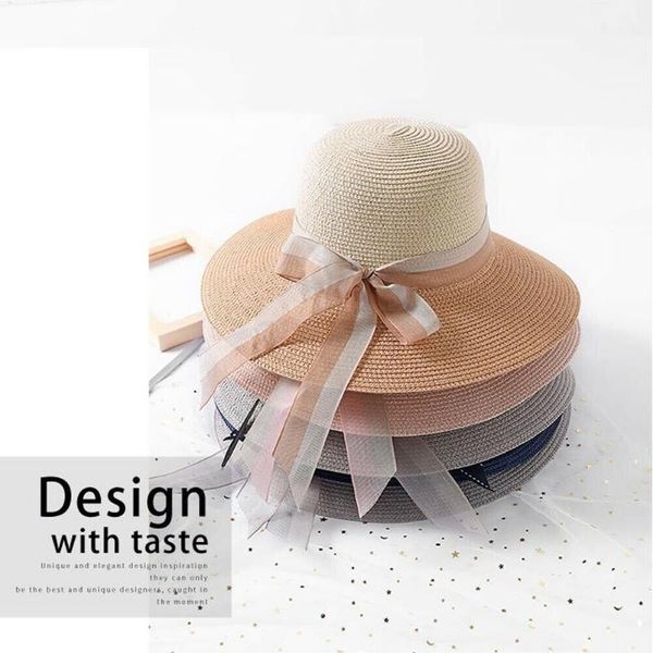 wide brim hats fashion elegant matching summer women girl beach sun visor bow floppy straw hat holiday sweet caps, Blue;gray
wide brim hats fashion elegant matching summer women girl beach sun visor bow floppy straw hat holiday sweet caps, Blue;gray