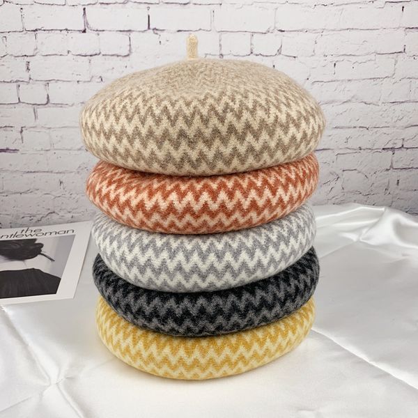 beret women's wave autumn and winter british retro japanese artistic wool painter cap all-match pumpkin hat women, Blue;gray
beret women's wave autumn and winter british retro japanese artistic wool painter cap all-match pumpkin hat women, Blue;gray