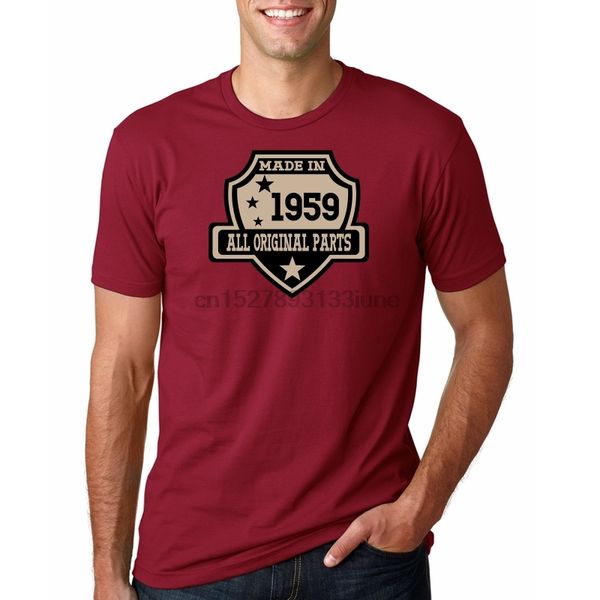 vintage retro birthday t-shirts anniversary made in 1959 all original parts t shirts man original clothes pure cotton tees
vintage retro birthday t-shirts anniversary made in 1959 all original parts t shirts man original clothes pure cotton tees