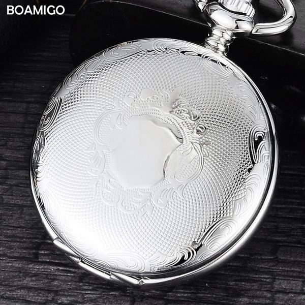 FOB men pocket watches luxury mechanical watch BOAMIGO brand skeleton roman number watches silver chain gift clock reloj hombre T200502
FOB men pocket watches luxury mechanical watch BOAMIGO brand skeleton roman number watches silver chain gift clock reloj hombre T200502