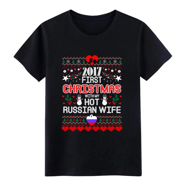 2017 first chri stmas with russian wife ugly baseball t shirt designing cotton cool gift spring autumn shirt
2017 first chri stmas with russian wife ugly baseball t shirt designing cotton cool gift spring autumn shirt