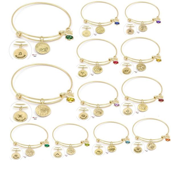 bangle 2021 fashion 12 zodiac signs adjustable wire bracelet constellations birthstones charm bracelets jewelry, Black
bangle 2021 fashion 12 zodiac signs adjustable wire bracelet constellations birthstones charm bracelets jewelry, Black