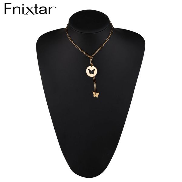 fnixtar 20pcs/lot cute butterfly necklace stainless steel sweater chain necklace kawaii pendant for women's men's gifts, Silver
fnixtar 20pcs/lot cute butterfly necklace stainless steel sweater chain necklace kawaii pendant for women's men's gifts, Silver