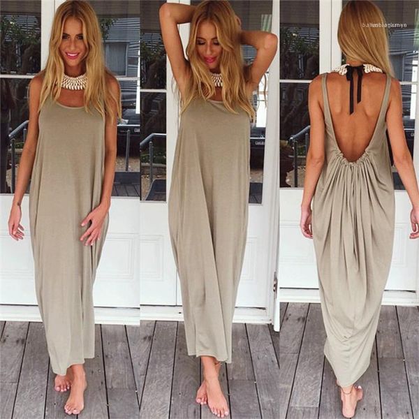 сыпучего designer summer casual dress famale сексуальной одежда женщина backless платье без рукавов сплошного цвета, Black;gray
сыпучего designer summer casual dress famale сексуальной одежда женщина backless платье без рукавов сплошного цвета, Black;gray