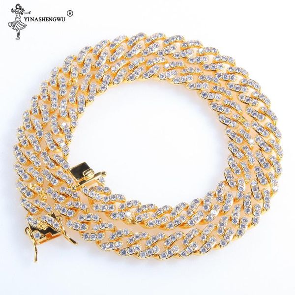 9mm micro pave iced cz cuban link necklaces chains gold color luxury bling bling jewelry fashion hiphop for men women rapper, Silver
9mm micro pave iced cz cuban link necklaces chains gold color luxury bling bling jewelry fashion hiphop for men women rapper, Silver