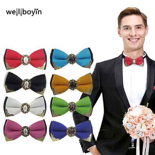 luxury men's bowtie novelty pearl gem men bow ties brand gravata metal head cravat for party wedding dress accessories 8 colors, Blue;purple
luxury men's bowtie novelty pearl gem men bow ties brand gravata metal head cravat for party wedding dress accessories 8 colors, Blue;purple