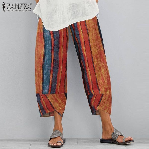 zanzea women vintage floral printed pants summer harem pants casual elastic waist long trousers loose pantalon plus size palazzo, Black;white
zanzea women vintage floral printed pants summer harem pants casual elastic waist long trousers loose pantalon plus size palazzo, Black;white
