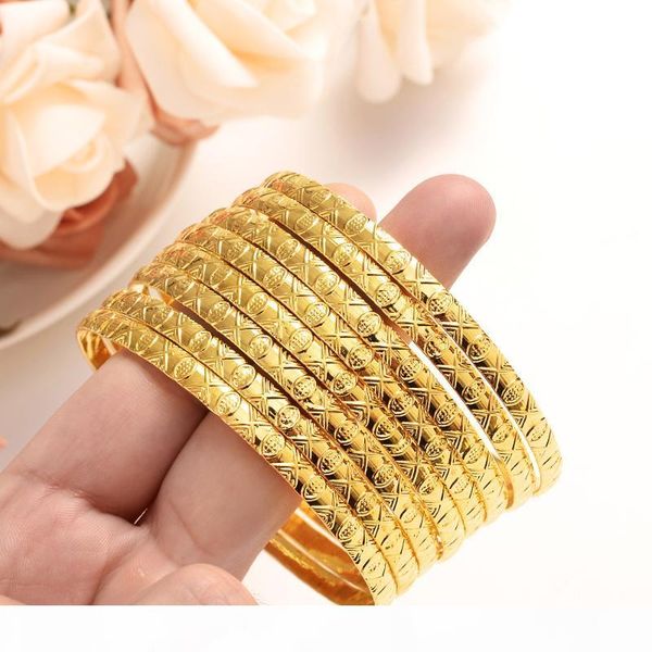 fashion exquisite gold bangle color protection multiple styles for women girls jewelry gifts, Black
fashion exquisite gold bangle color protection multiple styles for women girls jewelry gifts, Black