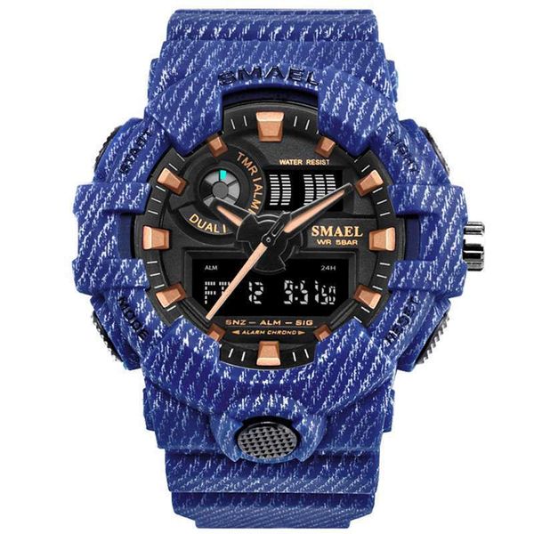 Cowboy Sport Watch New Military Watches Army Digital Writwatch LED 50m Waterproof Men's Watch Saat 8001 Men Watch Brand Luxury, Slivery;brown
Cowboy Sport Watch New Military Watches Army Digital Writwatch LED 50m Waterproof Men's Watch Saat 8001 Men Watch Brand Luxury, Slivery;brown