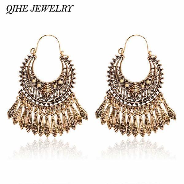 qihe jewelry boho chandelier dangle tassel earrings gypsy ethnic style bohemian hippie jewelry earrings for women gifts for her, Silver
qihe jewelry boho chandelier dangle tassel earrings gypsy ethnic style bohemian hippie jewelry earrings for women gifts for her, Silver