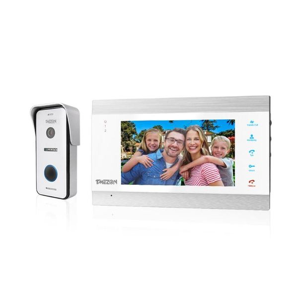 video door phones tmezon 7 inch hd1080p smart phone intercom system with high definition wired doorbell camera,support remote unlock
video door phones tmezon 7 inch hd1080p smart phone intercom system with high definition wired doorbell camera,support remote unlock