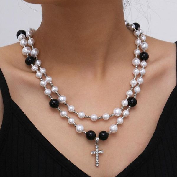 2020 hip hop multi-layer imitation irregular pearls chain metal circle cross link chain necklace for women jewelry, Golden;silver
2020 hip hop multi-layer imitation irregular pearls chain metal circle cross link chain necklace for women jewelry, Golden;silver