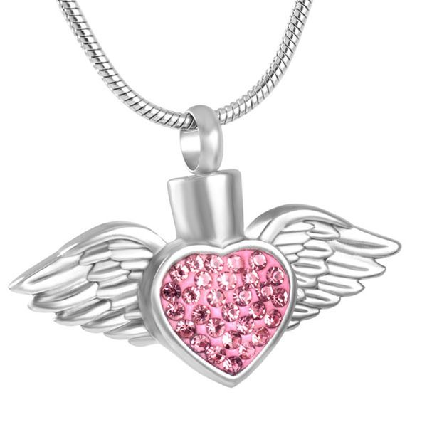 ijd8496 stainless steel angel wing cremation necklace urns for ashes holder memorial keepsake pendant, Silver
ijd8496 stainless steel angel wing cremation necklace urns for ashes holder memorial keepsake pendant, Silver