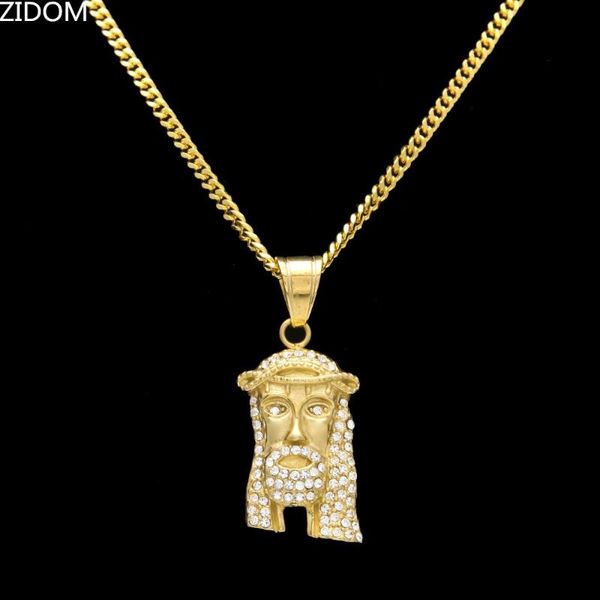 pendant necklaces 316 l stainless steel gold color hip hop jesus figure necklace iced out bling for men jewelry drop, Silver
pendant necklaces 316 l stainless steel gold color hip hop jesus figure necklace iced out bling for men jewelry drop, Silver