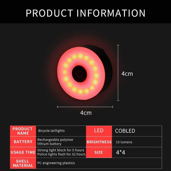 bike lights mini bicycle lamp 5 mode riding accessories warning light taillight waterproof led durable
bike lights mini bicycle lamp 5 mode riding accessories warning light taillight waterproof led durable