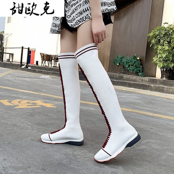2020 winter women's boots fashion pull-on suede boots plus velvet warm low-heel round toe square-heel over the knee women, Black
2020 winter women's boots fashion pull-on suede boots plus velvet warm low-heel round toe square-heel over the knee women, Black