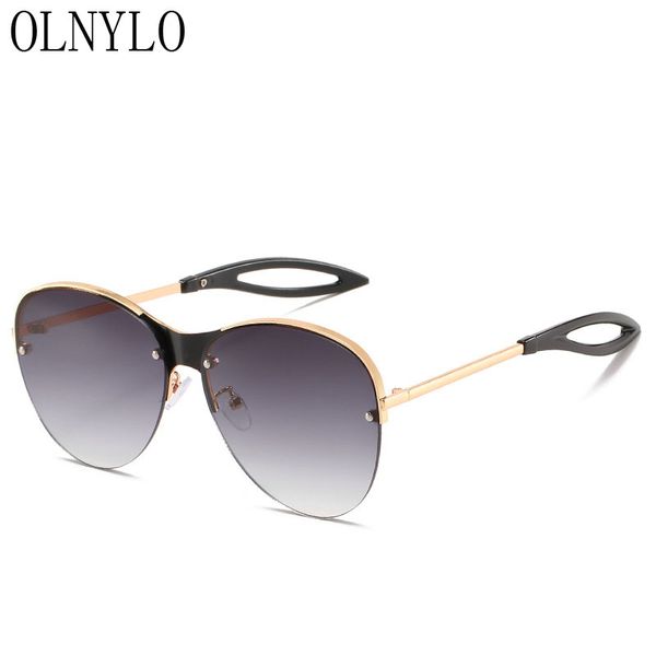 new vintage lady metal sunglasses women brand designer outdoor drivers black gradien retro female sun glasses, White;black
new vintage lady metal sunglasses women brand designer outdoor drivers black gradien retro female sun glasses, White;black