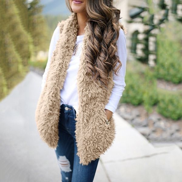 women's vests 2021 fashion plus faux fur coat women vest for sleeveless cardigan jacket, Black;white
women's vests 2021 fashion plus faux fur coat women vest for sleeveless cardigan jacket, Black;white