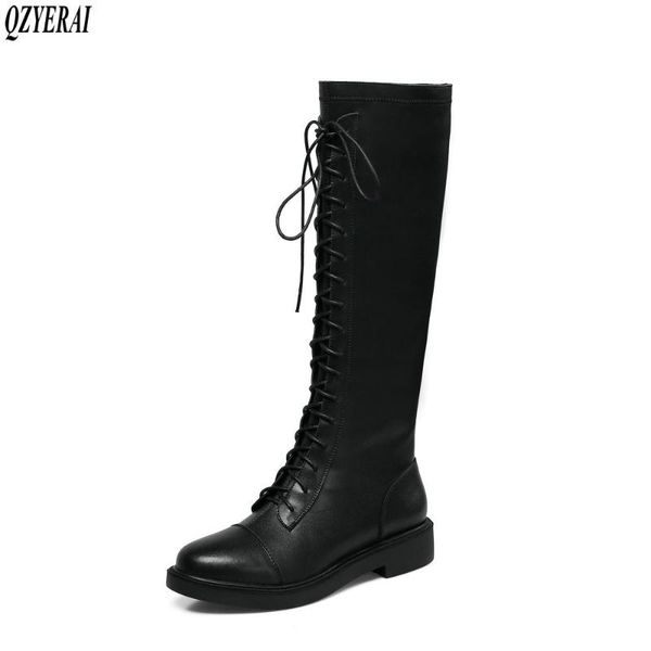 qzyerai 2021 winter new style genuine leather knee high boots women boots motorcycle female warm women shoes, Black
qzyerai 2021 winter new style genuine leather knee high boots women boots motorcycle female warm women shoes, Black