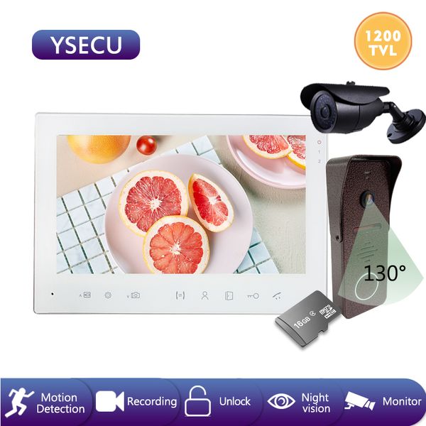 video door phones ysecu 7'' 1200tvl intercom with cctv camera,dc12v or ac220v,unlock gate phone recording ,video doorbell
video door phones ysecu 7'' 1200tvl intercom with cctv camera,dc12v or ac220v,unlock gate phone recording ,video doorbell